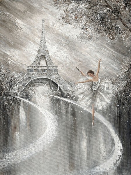 Diamond Painting Canvas - Tutu Twirl Paris Flair Request A Size - Click Image to Close